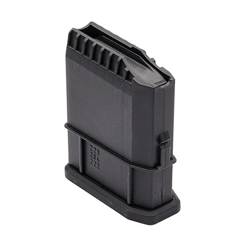 .223, .222 ja .204 kaliiperien 5 laukauksen HOWA M1500 Mini Action -patruunalaatikko on kestävä ja pitkäikäinen, suunniteltu erityisesti HOWA-rifleille.